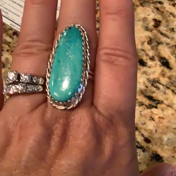 Gorgeous Turquoise Silver Ring 🦋🦋🦋 - Picture 8 of 11